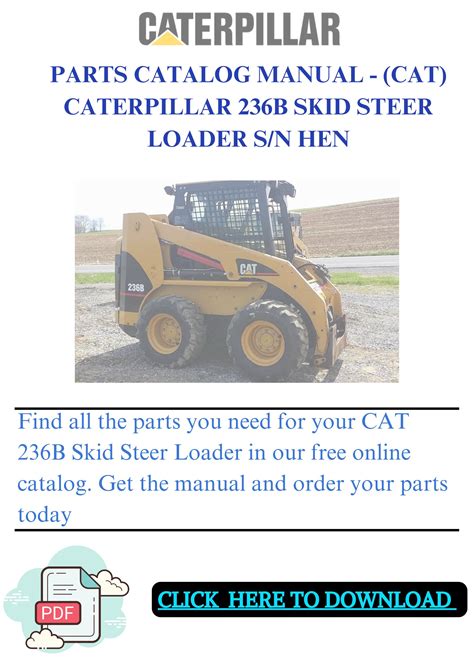 2007 cat 236b skid steer specs|cat 236b operators manual.